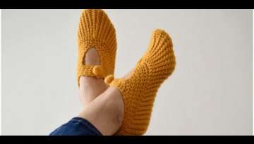 CROCHET POCKET BOOK SLIPPERS MAKING! CROCHET POCKET BOOK SLIPPERS MAKING!