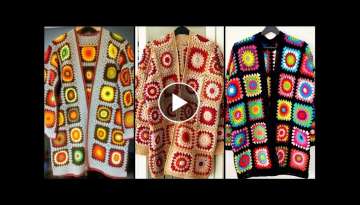 Wonderfull Winter Casual Wear Crochet Hand knitted Cardigan & Long Coat design ideas