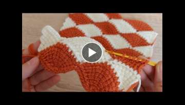 This model made with Tunisian technique was great knitting blanket shawl pattern how to crochet k...