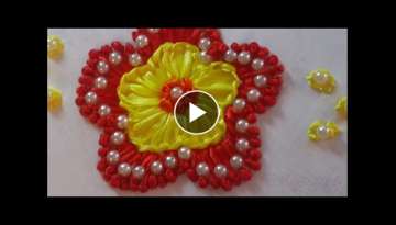 Hand Embroidery | Ribbons with Pearls 