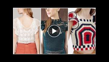 Stylish designer fancy cotton yarn women fashion crochet beggie /Boho crochet blouses