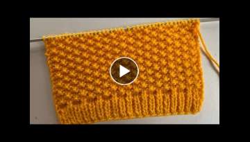 Easy, Simple Easy Knitting Stitch Pattern