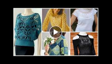 Very very impressive & Trendi Collection of Top Tunic Crochet Blouse