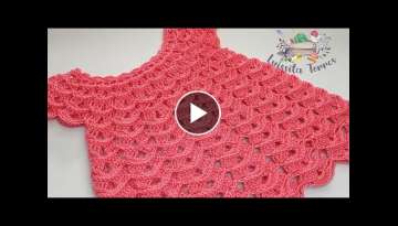 INCREDIBLE QUICK AND EASY CROCHET PATTERN CROCHET DRESS STEP BY STEP YOU WILL LOVE IT #easy