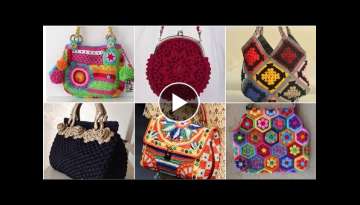 The Most beautiful And Trendy Crochet Fancy Cotton Yarn Pattern Handbags Designes Ideas