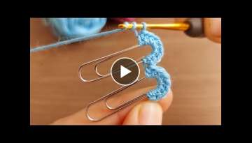 Super Easy Crochet with a Paperclip - A Great Knitting Pattern You Can Make With Paper Clip