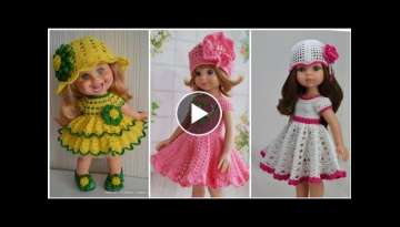 New and latest crochet and knitting baby frocks and dress designs