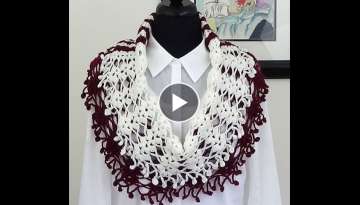 Crochet: Bufanda en Dos Colores