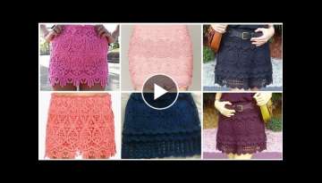 Most Beautiful Crochet Mini Skirts For Girls