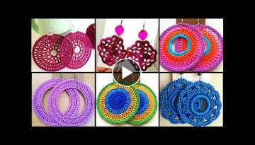 New Elegent Party Wear Crochet Earring Design Ideas/40+Stuninng Crochet Earring's ideas