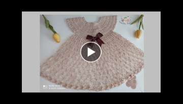 WOW!! beautiful dress you will like to knit it easy and quick crochet pattern step step point sal...