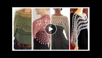 Crochet Stylish Bolero/women outerwear/Trendy shoulder Wraps #lacecrochet #boleros