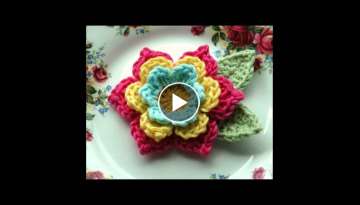 crochet flower patterns on pinterest