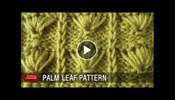 Palm Leaf Knitting pattern