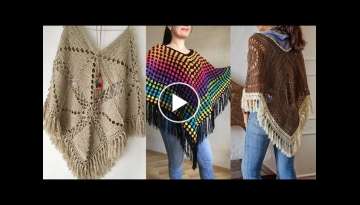 30 Previous Crochet poncho latest Pattern & design