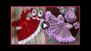 6mnths to 2 year baby Girl Crochet Frocks designes // New Born Baby Girl Frocks |All About Glamou...