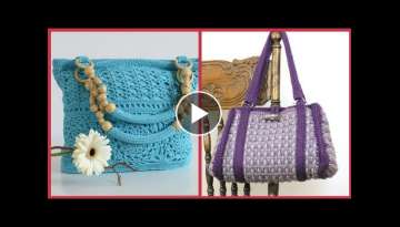 Super gorgeous most beautiful stylish crochet hand bags collection 2021