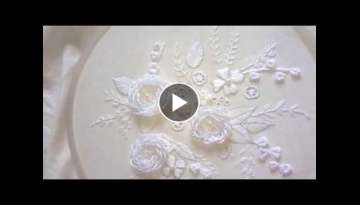 Hand embroidery designs - Hand embroidery stitches - White work embroidery