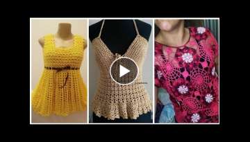 beautiful new crochet knitting blouse design // gorgeous stylish