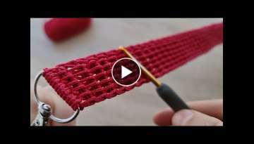 Super Easy Crochet Knitting Belt Bag Handle Making
