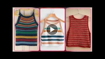Comfortable and stylish crochet Girls top design ideas for winter season