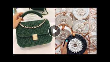 Original crochet handbags/bags/purses collection 2021-22 | Latest crochet handbags patterns 2021-...