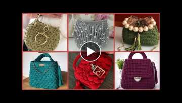 Latest & Stylish Crochet Hand Bags Designs Collections #2022
