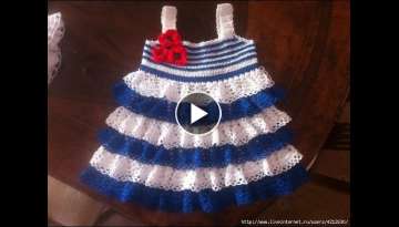 Crochet baby dress| How to crochet an easy shell stitch baby / girl's dress for beginners