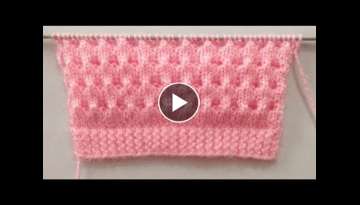 Easy Knitting Stitch Pattern For Sweater/Cardigan