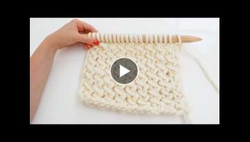 Apprendre a tricoter le point croise