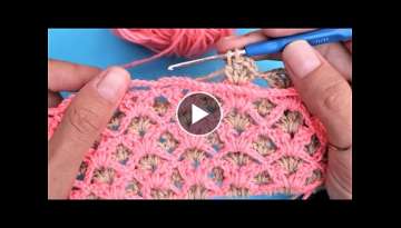 NEW Crochet Blanket pattern/Easy crochet baby blanket