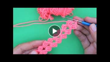 Crochet easy lace pattern