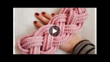 Crochet Easy Cable Headband/ Earwarmer