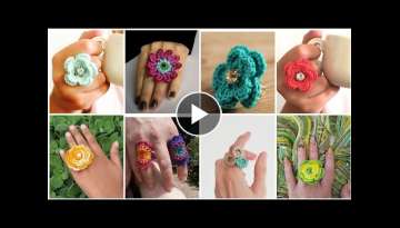 most beautiful and gorgeous collection of crochet women finger Ring designs.