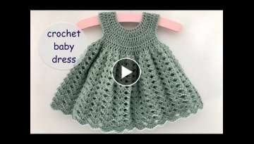 crochet baby dress madeline | app. 0 - 6 months | how to crochet a baby dress crochet baby dress madeline | app. 0 - 6 months | how to crochet a baby dress