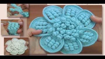Crochet Flower with Spiral Petals Tutorial 175 Crochet Flower with Spiral Petals Tutorial 175