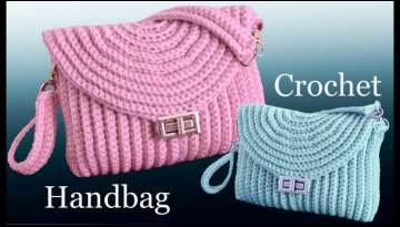 CROCHET BEAUTIFUL HANDBAG VIDEO LESSON CROCHET BEAUTIFUL HANDBAG VIDEO LESSON