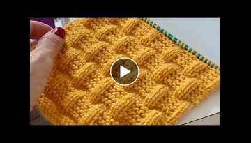 Kolay Hasır Örgü / Easy Basket Knitting
