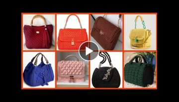 Very Beautiful And Stylish Crochet Handmade Handbags Designs // New Crochet Designer Handbags