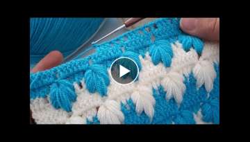 The crochet knitting is gorgeous