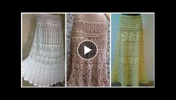 Latest Beautiful And Trendy 33 Crochet Knit Lace Skirts Designe collection