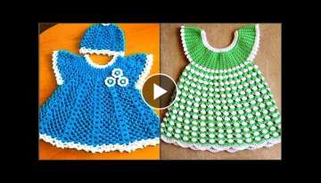 New Creative Beautiful Crochet Baby Frock Designs/Easy Crochet Patterns/Beautiful Frock design