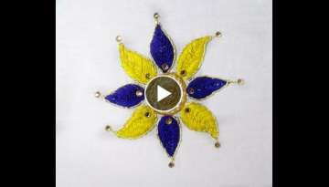 Hand Embroidery - kashmiri Tanka Flower