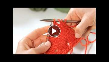 How to Do a Yarn Over | Knitting