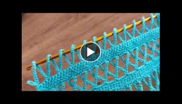 Easy-to-make chain knitting pattern Easy-to-make chain knitting pattern