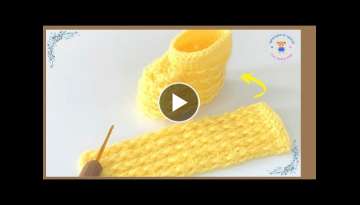 CROCHET SHOE FOR BABY STEP BY STEP POINT ALPINO LINDO