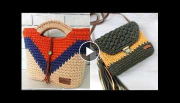 very very stylish & most beautiful crochet purse bags designing ideas