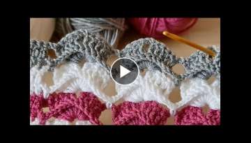 Very easy to make, gorgeous knitted blanket vest bag knitting model