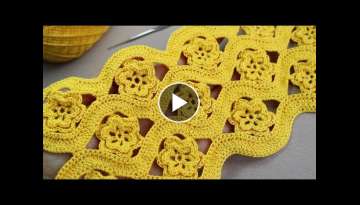 SUPER EASY Beautiful Flower Pattern Crochet