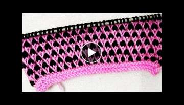 Very Simple Two Color Knitting Pattern/Design Very Simple Two Color Knitting Pattern/Design